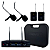 Microfone Sem Fio de Lapela Duplo UHF Multifrequência DX-3058L Devox - Imagem 1
