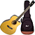 Violão Eletroacústico Cort MJ MFDX Natural Mini Jumbo com Capa - Imagem 1