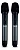 Microfone Sem Fio de Mão Duplo UHF Multifrequência DX-10058 Devox - Imagem 2