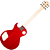 Guitarra Cort CR100 Cherry Red Sunburst com Captadores Powersound - Imagem 2
