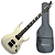 Guitarra Waldman WGAR441X AWS Antique White Satin com Captadores WLD Custom HH C/ Bag - Imagem 1