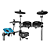 Bateria Eletrônica X Pro Ed4 Full Mesh Head Pads Dual Zone Com Banco - Imagem 3