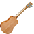 Ukulele Tenor eletrico 25'' SU25M Mahogany Shelby Canhoto - Imagem 2