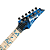 Guitarra Ibanez JEM77P-BFP Blue Floral Pattern Premium com DiMarzio Gravity Storm e Bag - Imagem 7