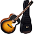 Violão Eletroacústico Cort CJ Retro VSM Vintage Sunburst Matte Jumbo Com Bag - Imagem 1