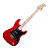 Guitarra Waldman ST-111 WR Wine Red com Corpo Hardwood e Captadores Single Coil Hi-Gain - Imagem 1