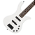 Contrabaixo Ativo 4 Cordas Waldman WB-300A WHS White Satin com Captadores P/J - Imagem 2