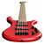 Contrabaixo Ativo 5 Cordas Waldman WB-305A DRS Deep Red Satin com Captadores Humbucker - Imagem 3