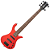 Contrabaixo Ativo 5 Cordas Waldman WB-305A DRS Deep Red Satin com Captadores Humbucker - Imagem 1