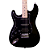 Guitarra Canhota Waldman ST-211L BBK Strato Preta HSS C/ Humbucker - Imagem 2