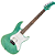Guitarra Waldman ST-511F FAQ Faded Aqua Premium com Tampo Flamed e Tremolo - Imagem 1