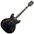 Guitarra Semiacústica Waldman GHO100 BKM Black Matte com Captação HH - Imagem 1