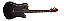 Violão Marquês VN-12BKSEQ Eletroacústico Nylon Clássico Cutaway Preto Fosco - Imagem 1