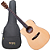 Violão Eletroacústico Rozini Premium Folk RX320.AT.N.CT.LP Natural Canhoto com Tampo Maciço Spruce e Captação Fishman Presys+ - Imagem 1