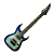 Guitarra Waldman WGAR227F JE 7 Cordas Super Strato Jewel Blue - HH Cerâmicos Ponte Fixa - Imagem 1
