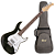 Guitarra Cort G280 Select TBK Trans Black com Captadores Seymour Duncan SSL-1 e TB-14 e Ponte Hipshot Hardtail e Bag - Imagem 1