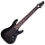 Guitarra Schecter Damien Platinum-9 SBK Satin Black 9 Cordas com Captadores EMG 909 e Ponte Fixa - Imagem 1