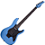 Guitarra Schecter Sun Valley Super Shredder FR S RBLU Riviera Blue com Captador Sustainiac e Ponte Floyd Rose - Imagem 1