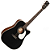 Violão Eletroacústico Cort MR500F-CED BKS Black Satin Dreadnought com Solid Red Cedar e Fishman Presys VT - Imagem 1