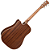 Violão Eletroacústico Cort MR500F-CED BKS Black Satin Dreadnought com Solid Red Cedar e Fishman Presys VT - Imagem 2