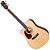 Violão Eletroacústico Cort MR710F NS Natural Satin Dreadnought com Solid Sitka Spruce e Fishman Presys II Canhoto - Imagem 1