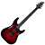 Guitarra Schecter Demon-6 CEP Cat's Eye Pearl com Captadores Schecter USA SuperCharger Mach-6 e Ponte Hipshot Hardtail - Imagem 1