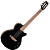 Violão Eletroacústico Cort Sunset Nylectric II BK Black com Tampo Spruce e Fishman VTB e Bag - Imagem 2