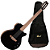 Violão Eletroacústico Cort Sunset Nylectric II BK Black com Tampo Spruce e Fishman VTB e Bag - Imagem 1