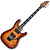 Guitarra Schecter Omen Extreme-6 FR VSB Vintage Sunburst com Captadores Schecter Diamond Plus HH e Ponte Floyd Rose Special - Imagem 1