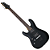 Guitarra Schecter C-6 Deluxe LH SBK Satin Black com Captadores Schecter Diamond Plus HH e Ponte Tune-O-Matic Thru-Body - Imagem 1