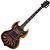 Guitarra Wylde Audio Barbarian Buzzsaw Charcoal Burst com Captadores EMG 81/85 e Ponte TonePros 4540 - Imagem 1