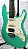 Guitarra Schecter Nick Johnston Traditional H-S-S AG Atomic Green com Captadores Schecter Pasadena Plus/Schecter Pasadena HSS e Ponte Schecter 2-Point Tremolo 1540 - Imagem 7
