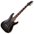 Guitarra Schecter Omen Extreme-7 STBLK See-Thru Black 7 Cordas com Captadores Schecter Diamond Plus e Ponte Tune-O-Matic 2007 - Imagem 1