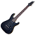 Guitarra Schecter Demon-7 ABS Aged Black Satin 7 Cordas com Captadores Schecter Diamond Active HB-105S e Ponte Hardtail 3662 - Imagem 1