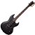 Guitarra Schecter Demon S-II SB Satin Black com Captadores Schecter Diamond Active HB-105S e Ponte Tune-O-Matic 3664 - Imagem 1