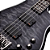 Contrabaixo Schecter Hellraiser Extreme-4 STBLS See-Thru Black Satin com Captadores EMG 35TW e Ponte Schecter Custom Bass String Thru 1909 - Imagem 2