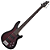 Contrabaixo Elétrico Schecter C-5 Plus See Through Cherry Burst com Captadores Schecter Diamond Bass e Ponte Schecter Diamond Bass 594 - Imagem 1