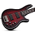 Contrabaixo Schecter Hellraiser Extreme-5 Crimson Red Burst Satin com Captadores EMG 40TW e Ponte Schecter Custom Bass String Thru 1919 - Imagem 2