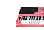 Teclado Digital Acordes K189 Rosa com 61 Teclas Sensíveis ao Toque e 300 Timbres - Imagem 2