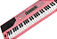 Teclado Digital Acordes K189 Rosa com 61 Teclas Sensíveis ao Toque e 300 Timbres - Imagem 3