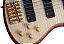 Contrabaixo Schecter Stiletto Custom-6 NAT Natural Satin com Captadores EMG 40HZ e Ponte Schecter Custom String-Thru 2543 - Imagem 3