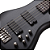 Contrabaixo Schecter Stiletto Studio-5 STBLS See-Thru Black Satin com Captadores EMG 40HZ e Ponte Schecter Custom Bass String-Thru 2721 - Imagem 3