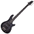 Contrabaixo Schecter Hellraiser Extreme-5 STBLS See-Thru Black Satin com Captadores EMG 40DC e Ponte Schecter Diamond Series Bass 1918 - Imagem 1
