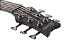 Contrabaixo Schecter Stiletto Studio-6 STBLS See-Thru Black Satin com Captadores EMG 40HZ e Ponte Schecter Custom Bass String-Thru 2731 - Imagem 4