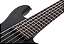 Contrabaixo Schecter Stiletto Studio-6 STBLS See-Thru Black Satin com Captadores EMG 40HZ e Ponte Schecter Custom Bass String-Thru 2731 - Imagem 5