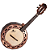 Banjo Eletroacústico Marquês Musical BAJ-99CTSEL Rosewood Fosco com Captador Passivo Cap-06 e Aro Cobre Envelhecido - Imagem 1