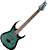 Guitarra Waldman WIG520 TDGR Trans Dark Green com Captadores Ativos HH e Ponte Fixa - Imagem 1