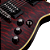 Guitarra Schecter Omen Extreme-6 BCH Black Cherry com Captadores Schecter Diamond Plus Humbucker e Ponte Tune-O-Matic 2004 - Imagem 2