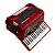 Acordeon Todeschini YW870 Vermelho 80 Baixos 37 Teclas com Bag - Imagem 4