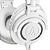 Fone de Ouvido Profissional Audio-Technica ATH-M50x White com Drivers 45mm Neodímio, Cabos Desconectáveis e Isolamento Sonoro Excepcional - Imagem 2